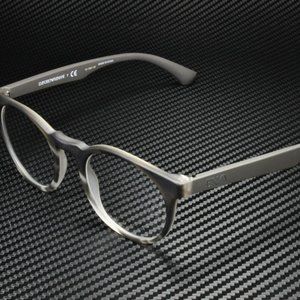 Emporio Armani Men's Matte Brown Grey Eyeglasses!